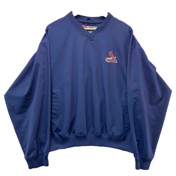 Nike St. Louis Cardinals Windbreaker Jacket Men's Medium MLB V-Neck - Picture 8 of 8